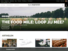 Tablet Screenshot of foodinspiration.com